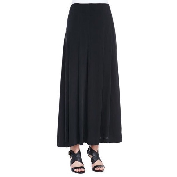 Eileen Fisher Silk Maxi Skirt In Cream 